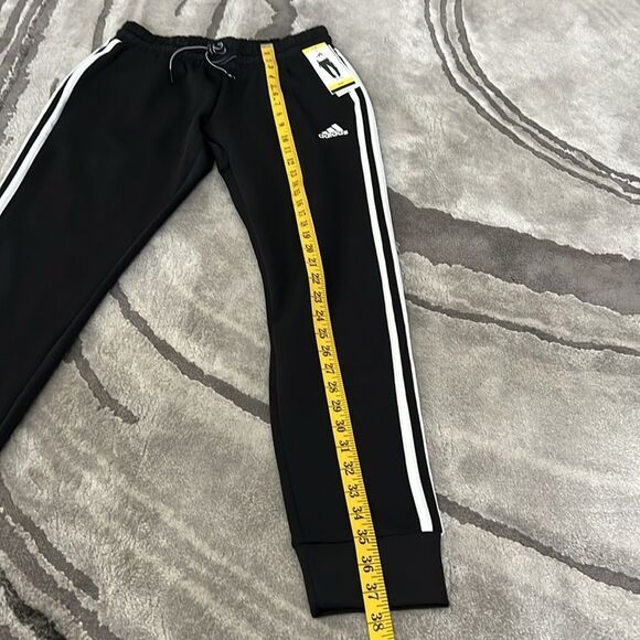 Adidas Women's Pants Joggers Regular Fit Cuff - Picture 7 of 10